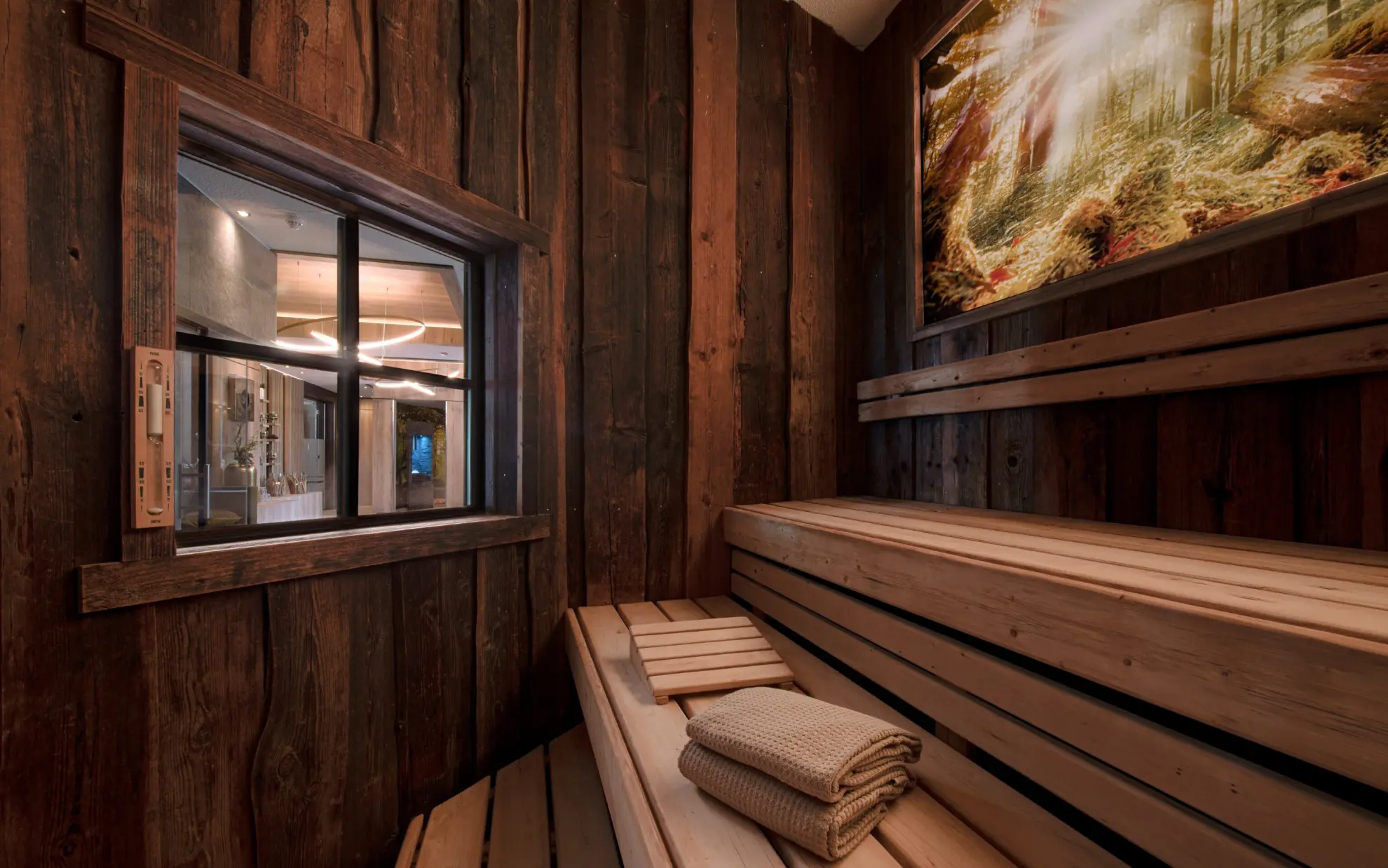 SOONWALD spa Sauna Finnische Sauna mit Fenster