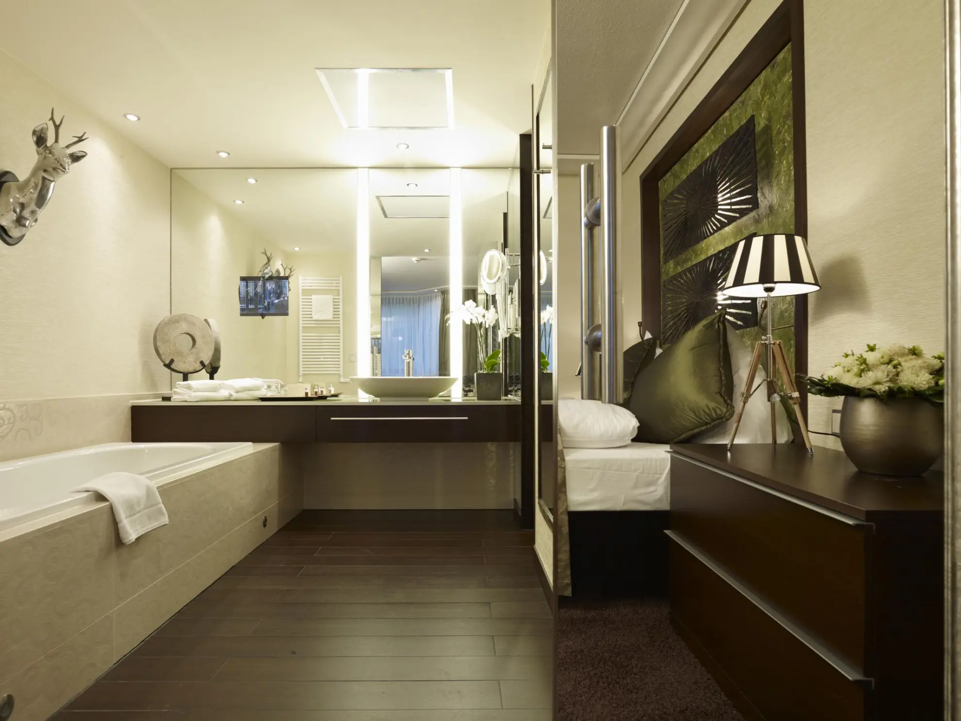 Superior Suite Wald Badezimmer