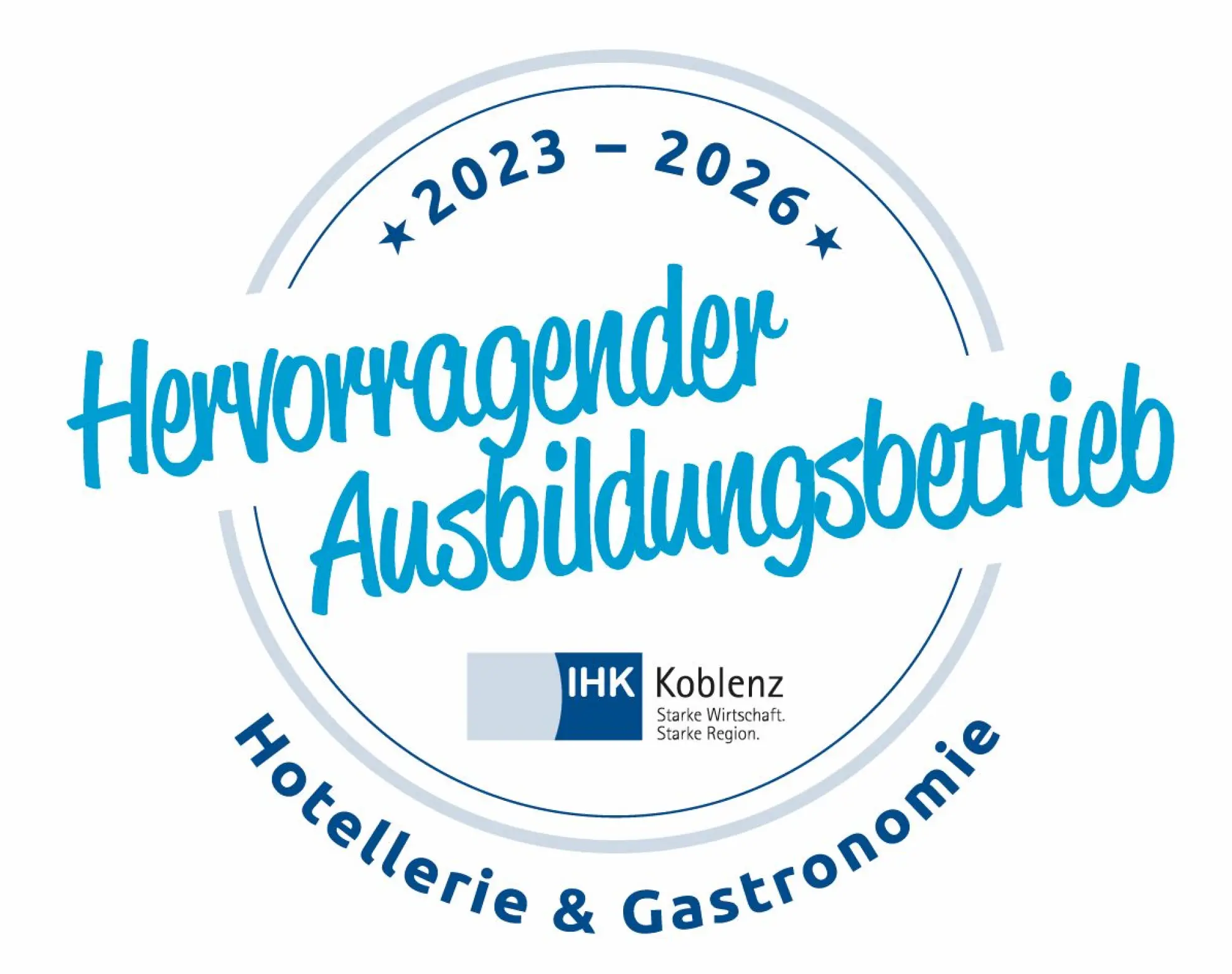 Signet Hervorragender Ausbildungsbetrieb 2023 2026 Koblenz  002   002 