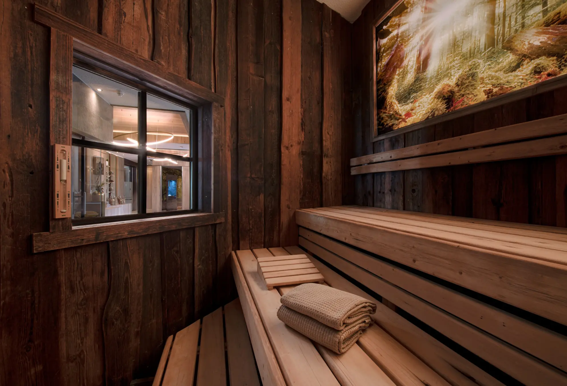 SOONWALD spa Sauna Finnische Sauna mit Fenster