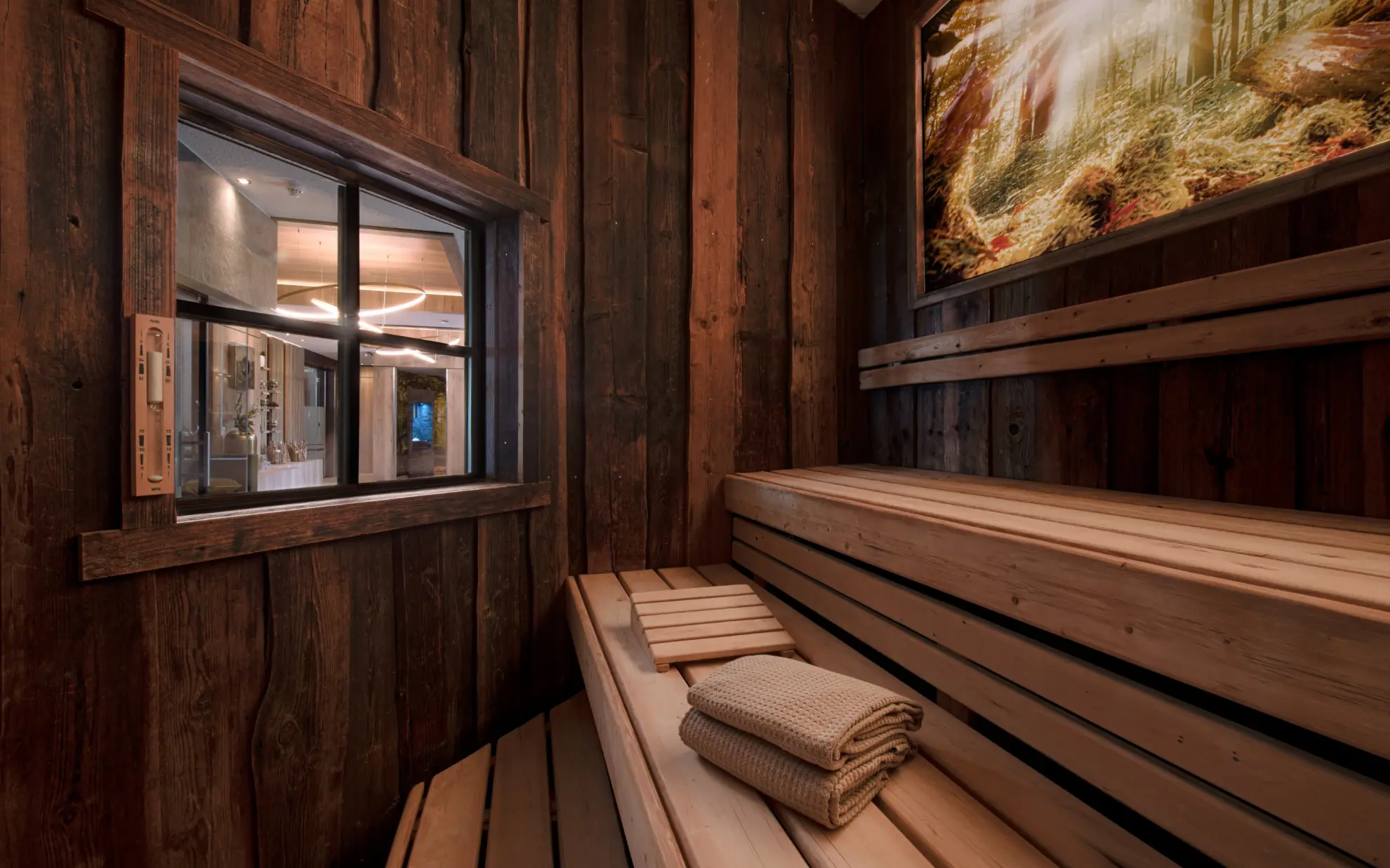SOONWALD spa Sauna Finnische Sauna mit Fenster